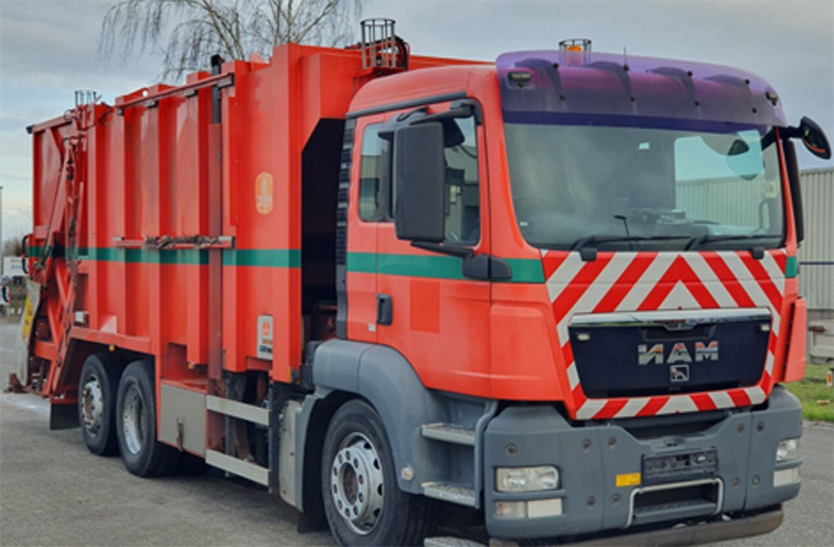 کامیون مان حمل زباله  پلاک اروپا  کد T-M-0015