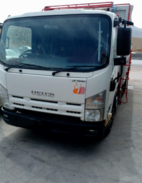 کامیونت ایسوزو سه تیکه پلمپ مدل 1393 کد TH-IZ-0016